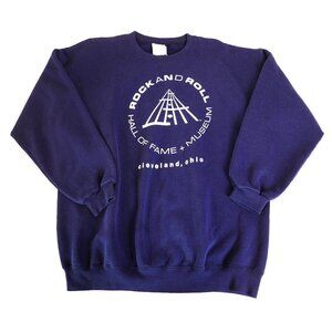 Vintage 1990s Rock and Roll Hall of Fame, Cleveland Ohio Sweatshirt, size L